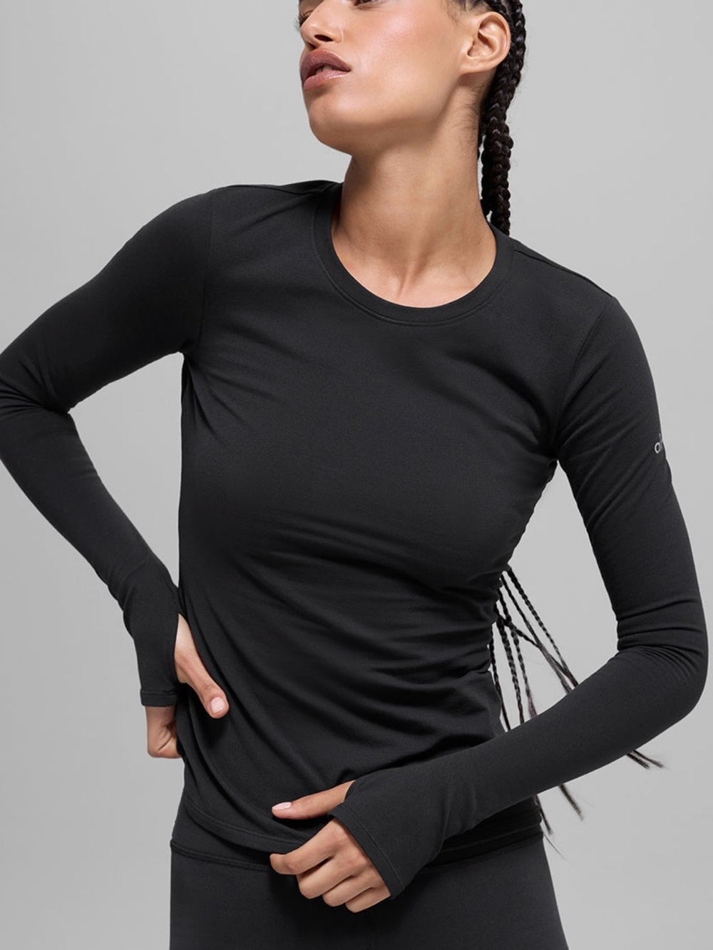 Alo Yoga Airbrush Winter Warm Nocturne Long Sleeve Size M